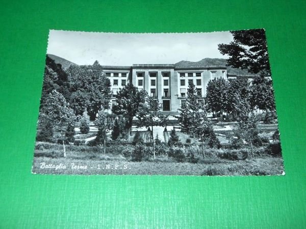 Cartolina Battaglia Terme - Sede INPS 1961.