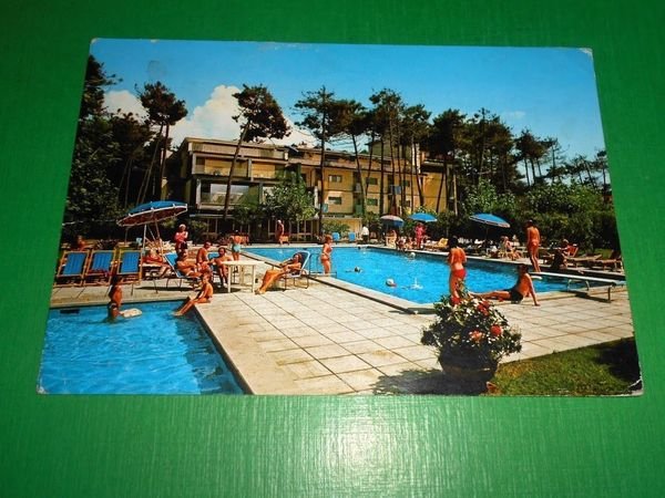 Cartolina Marina di Pietrasanta - Hotel Lombardi 1981.