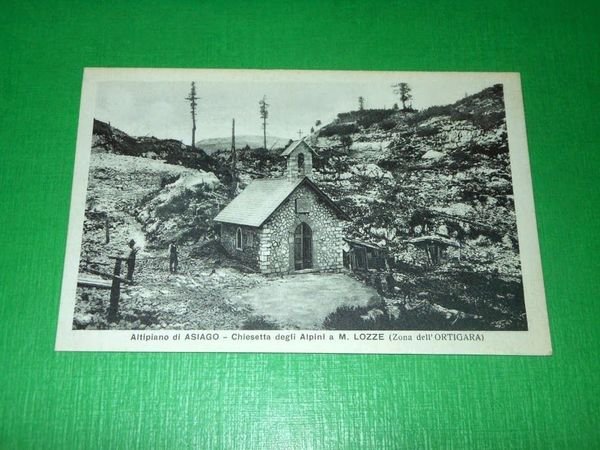 Cartolina Altipiano di Asiago - Chiesetta degli Alpini a M. …