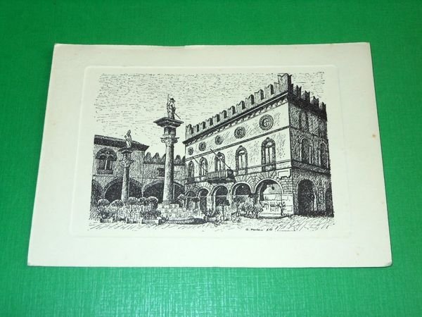 Cartolina illustrata Ravenna - Il Comune 1950 ca