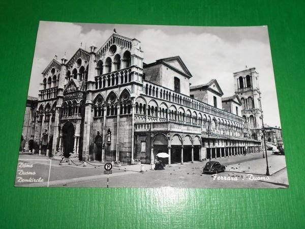 Cartolina Ferrara - Duomo 1955 ca