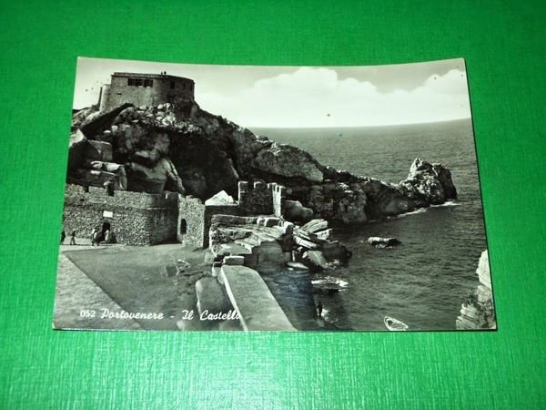Cartolina Porto Venere - Il Castello 1958
