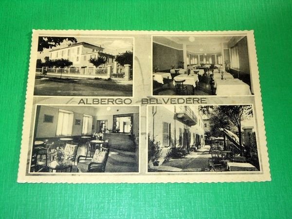Cartolina Acqui Terme - Albergo Belvedere - Vedute diverse 1940 …