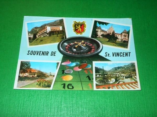 Cartolina Souvenir de St. Vincent - Vedute diverse 1965 | Immagine principale