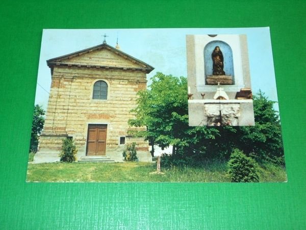 Cartolina Molignano fraz. Vignale Monferrato - Chiesa Beata Vergine Annunziata