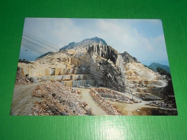 Cartolina Carrara - Cave di marmo 1989