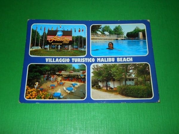 Cartolina Jesolo Lido ( Venezia ) - Villaggio Turistico Malibu …