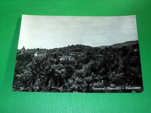 Cartolina Mezzana ( Vercelli ) - Panorama 1950 ca | Immagine principale