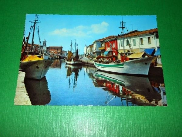 Cartolina Cesenatico - Porto Canale 1972 | Immagine principale