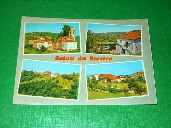 Cartolina Saluti da Biestro ( Pallare ) - Vedute diverse …