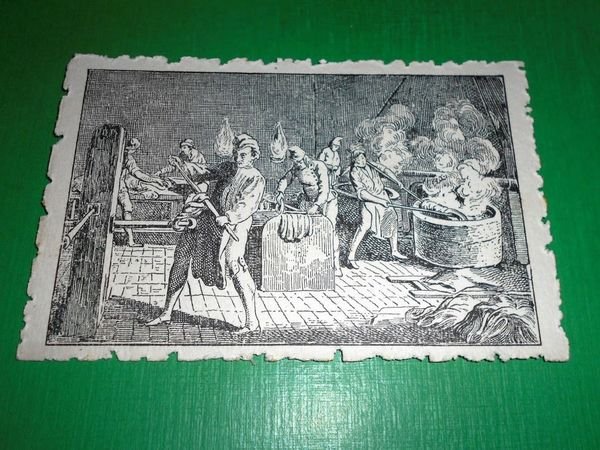 Cartolina Pubblicità Cotonificio G. Milani Busto Arsizio - Una tintoria …