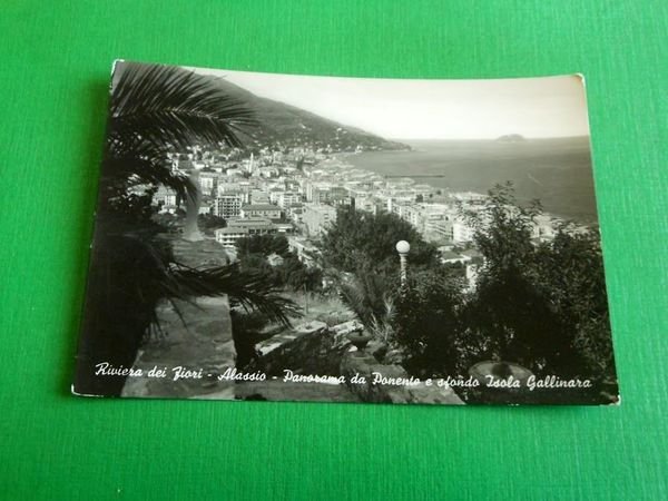 Cartolina Riviera dei Fiori - Alassio - Panorama da Ponente …