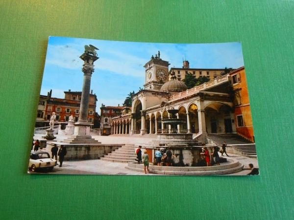 Cartolina Udine - Piazza Libertà - Loggia S. Giovanni 1970