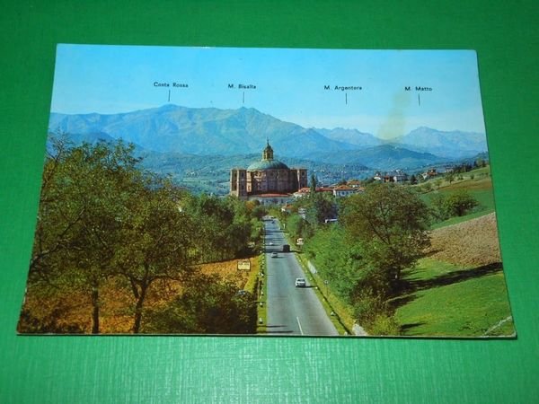 Cartolina Vicoforte - Mondovì - Santuario 1965 ca