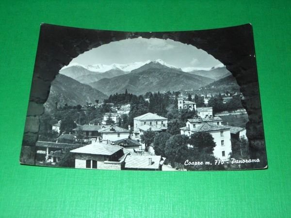 Cartolina Coazze - Panorama 1956