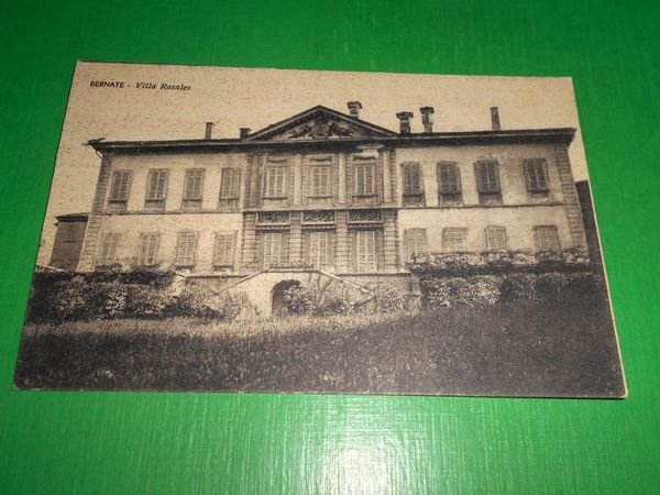 Cartolina Bernate ( Como ) - Villa Rosales 1943