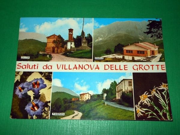 Cartolina Villanova delle Grotte ( Lusvera ) - Vedute diverse …