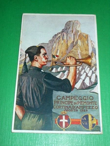Cartolina Militaria - 245^ Legione Milizia Avanguardia Principe di Piemonte …