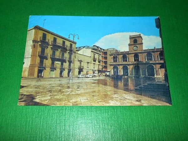 Cartolina Marsala - Piazza della Repubblica - Palazzo VI Aprile …