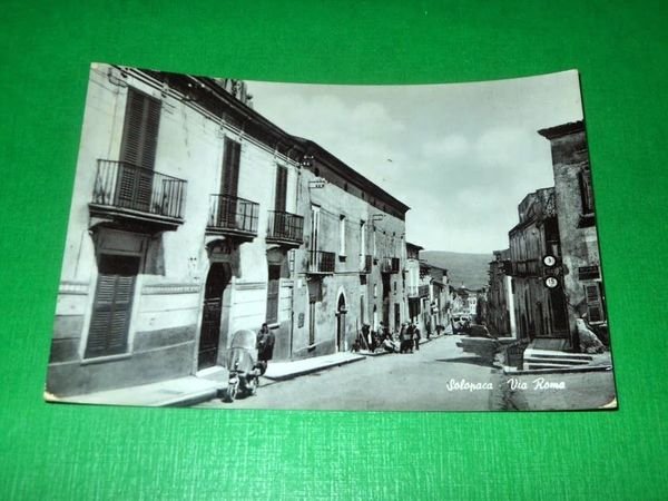 Cartolina Solopaca - Via Roma 1962
