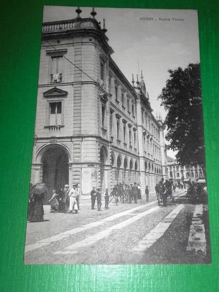 Cartolina Acqui - Nuove Terme 1917 ca | Immagine principale