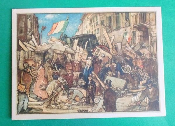 Cartolina Commemorativa del Centenario Le Cinque Giornate di Milano - …