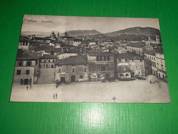 Cartolina Foligno - Panorama 1910 ca