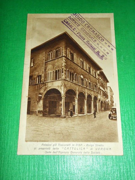 Cartolina Pisa - Borgo Stretto - Palazzo Toscanelli della Cattolica … | Immagine principale
