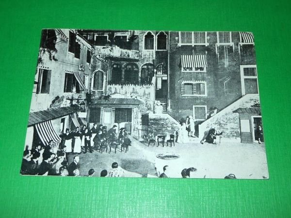Cartolina Venezia - Campiello del Teatro Goldoni e Ristorante Al …