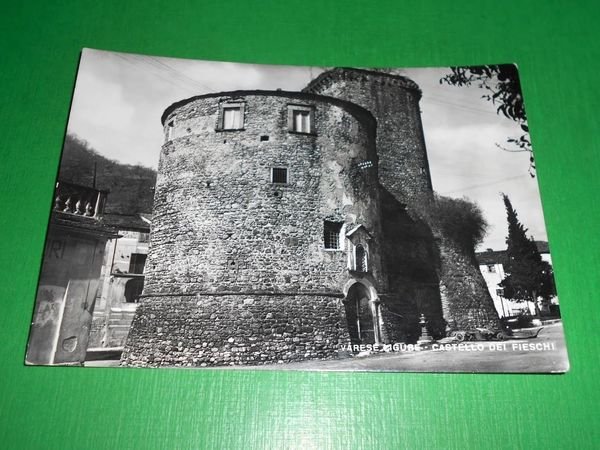 Cartolina Varese Ligure - Castello dei Fieschi 1955 ca