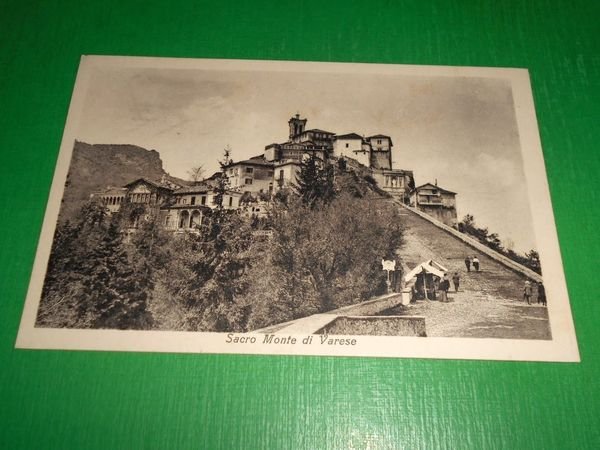 Cartolina Sacro Monte di Varese - Scorcio panoramico 1925 ca