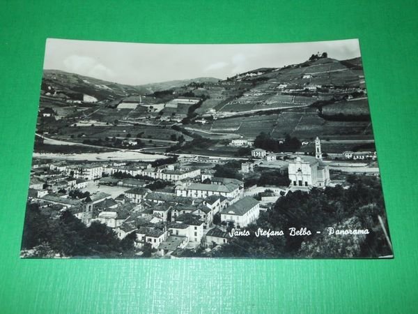 Cartolina Santo Stefano Belbo - Panorama 1959