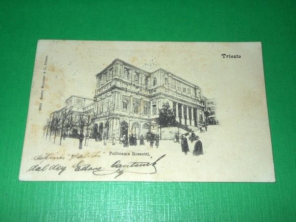 Cartolina Trieste - Politeama Rossetti 1903