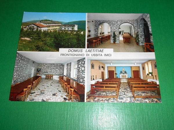 Cartolina Frontignano di Ussita ( Macerata ) - Domus Laetitiae … | Immagine principale