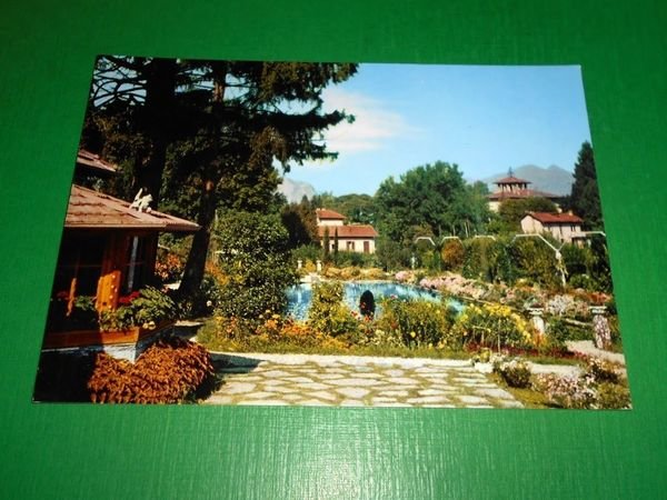Cartolina Lago Maggiore - Stresa - Villa Pallavicino - Giardini …