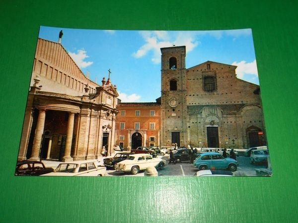 Cartolina Macerata - Il Duomo 1965 ca