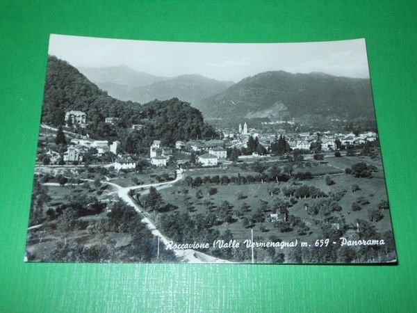 Cartolina Roccavione ( Valle Vermenagna ) - Panorama 1960 ca