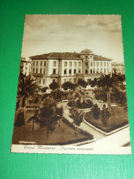 Cartolina Chiavari - Casa Rosmini - Facciata principale 1940 ca