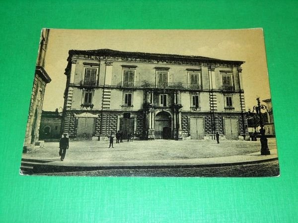 Cartolina Rossano - Piazza Cavour già Steri 1950 ca