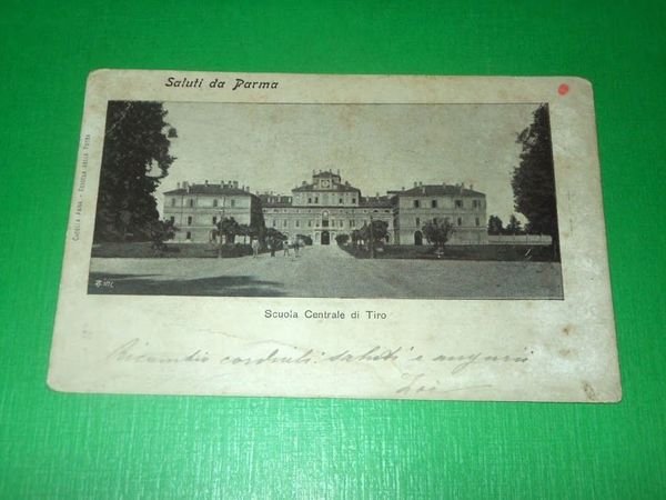 Cartolina Saluti da Parma - Scuola Centrale di Tiro 1905 …