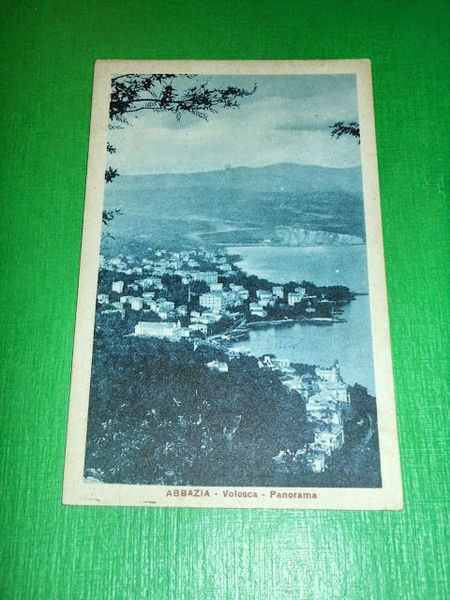 Cartolina Abbazia - Volosca - Panorama 1930 ca