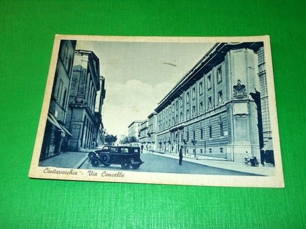 Cartolina Civitavecchia - Via Cencelle 1941