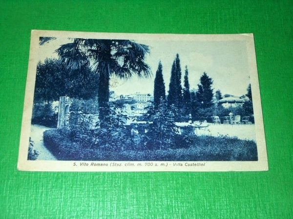 Cartolina San Vito Romano - Villa Castellini 1948