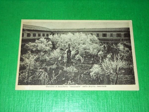 Cartolina Milano - Convento dei Padri Cappuccini - Giardino 1932