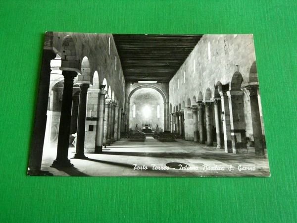 Cartolina Porto Torres - Interno Basilica S. Gavino 1960 ca