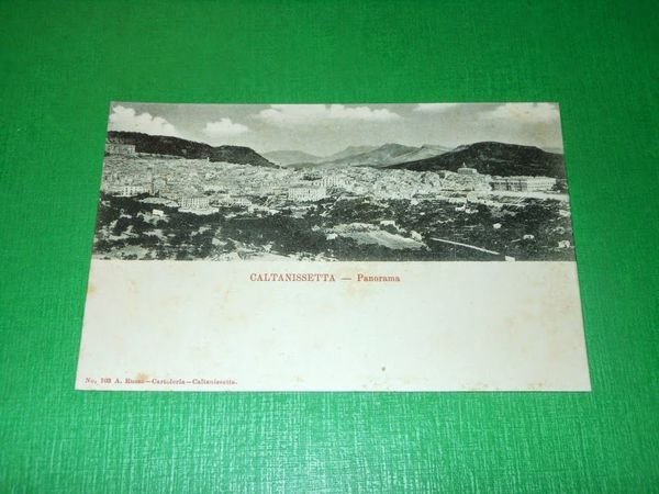 Cartolina Caltanissetta - Panorama 1900 ca