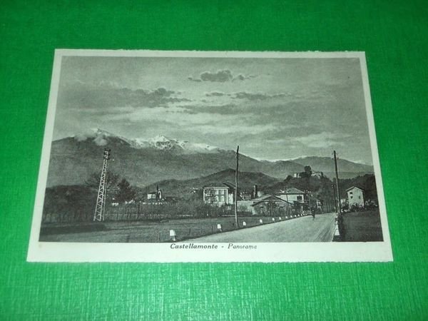 Cartolina Castellamonte - Panorama 1940 ca