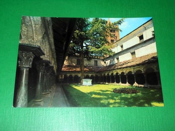 Cartolina Aosta - Chiostro Collegiata di S. Orso