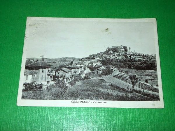 Cartolina Cremolino - Panorama 1956