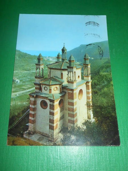 Cartolina Perti - Chiesa dei cinque campanili 1962